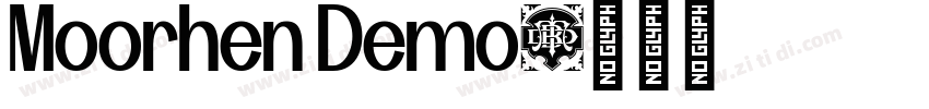 Moorhen Demo字体转换